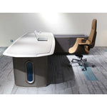 Load image into Gallery viewer, Modern Executive Office Table With Storage, Office Desk - Grey-GCC Home Center