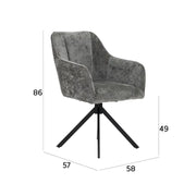 Modern Florence 6-Seater Dining Set - Grey