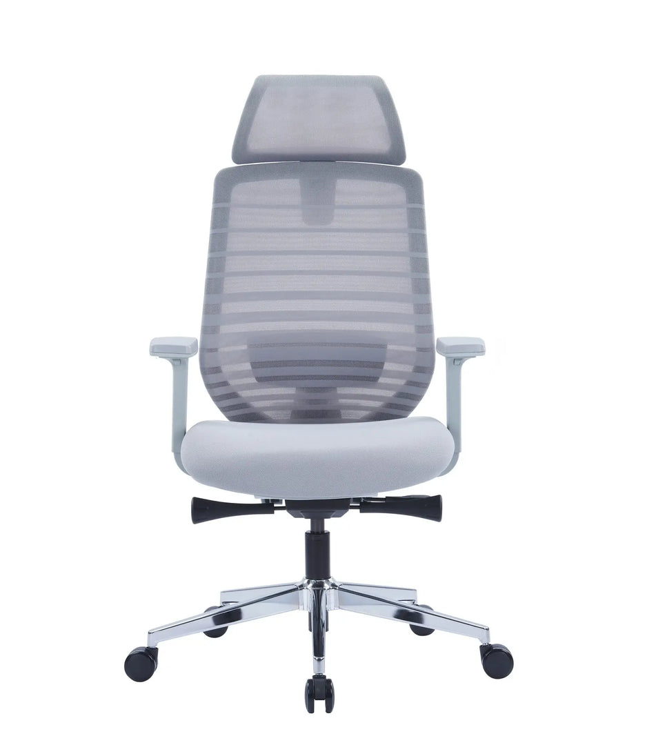 Modern High-back Ergonomic Mesh Office Chairs High grade - gray