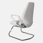 Load image into Gallery viewer, Modern High Back PU Leather Office Chair - White-GCC Home Center