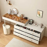 Load image into Gallery viewer, Modern High Definition Large Bedroom Dressing Table with LED Mirror and Storage-GCC Home Center