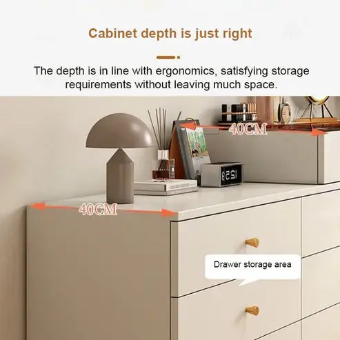 Modern High Definition Large Bedroom Dressing Table with LED Mirror and Storage-GCC Home Center