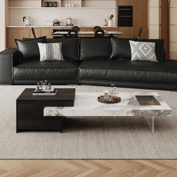 Jilphar Furniture Modern High-end Light Luxury Rock Panel Coffee Table JP4053-GCC Home Center