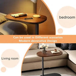 Load image into Gallery viewer, Modern Home Side Coffee Table, End Table C Shaped Table - White-GCC Home Center
