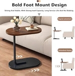 Load image into Gallery viewer, Modern Home Side Coffee Table, End Table C Shaped Table - White-GCC Home Center