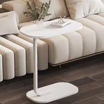Load image into Gallery viewer, Modern Home Side Coffee Table, End Table C Shaped Table - White-GCC Home Center