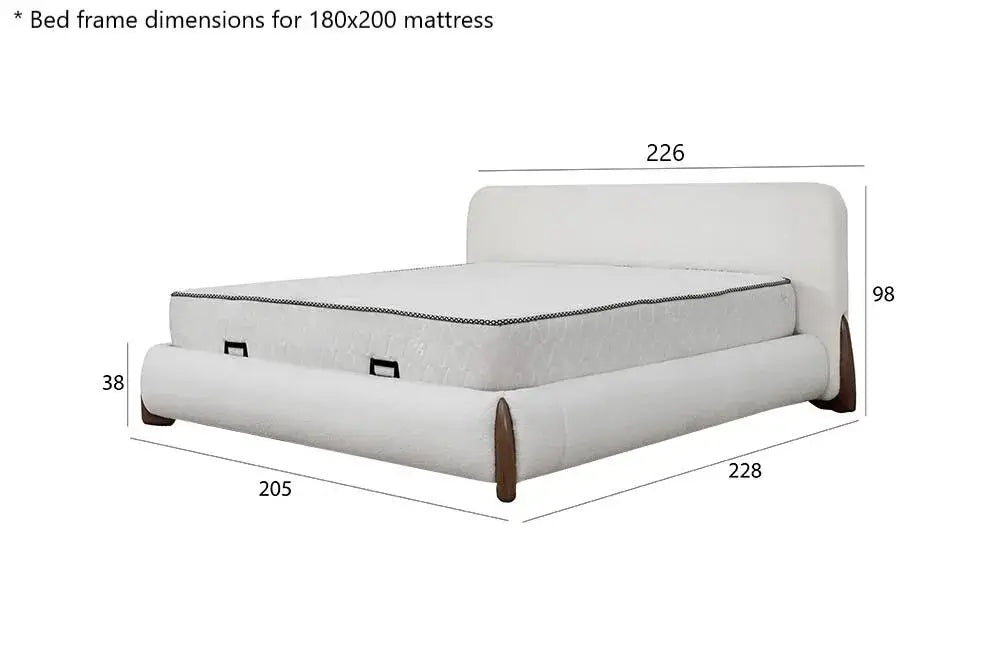 Modern Hydraulic Bed With Lift-Up Storage
