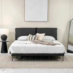 Load image into Gallery viewer, Modern King Size Bed with Mattress – 180×200 cm