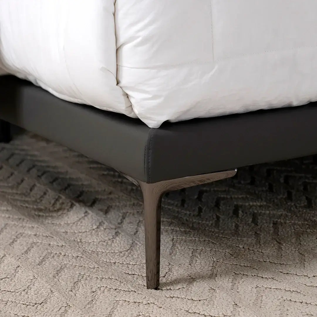 Modern King Size Bed with Mattress – 180×200 cm