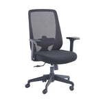 Load image into Gallery viewer, Modern Low Back Office Chair With Swivel Wheels, Adjustable Height And Arm Rest-GCC Home Center