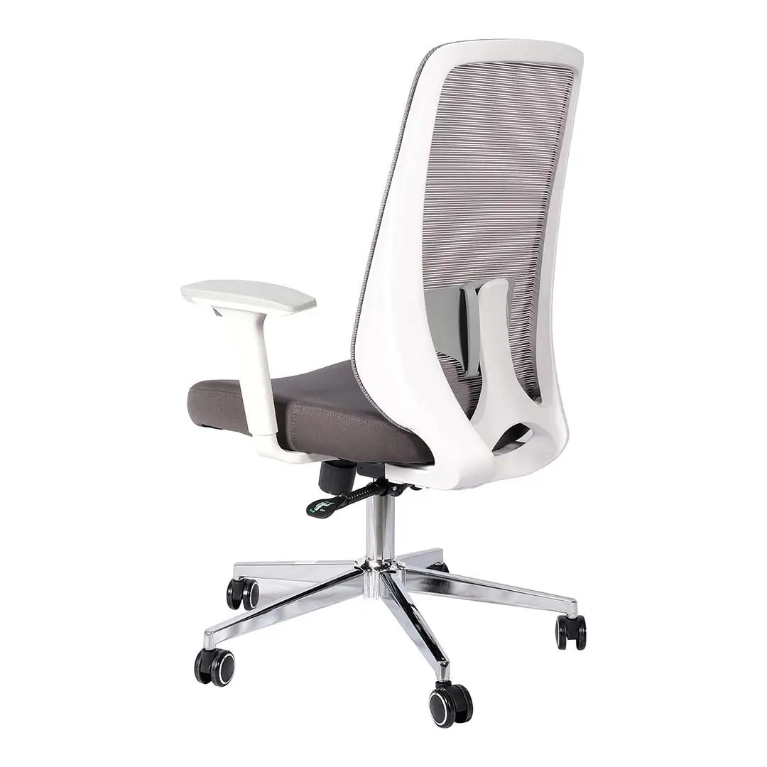 Modern Low Back Office Chair With Swivel Wheels, Adjustable Height And Arm Rest-GCC Home Center