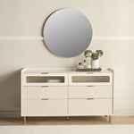 Load image into Gallery viewer, Modern Luxe 6-Drawer Dresser with Mirror, For Bedroom-GCC Home Center