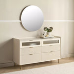 Load image into Gallery viewer, Modern Luxe 6-Drawer Dresser with Mirror, For Bedroom-GCC Home Center