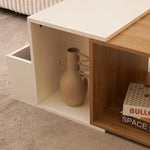 Load image into Gallery viewer, Modern Oak &amp; White Coffee Table