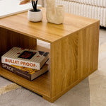 Load image into Gallery viewer, Modern Oak &amp; White Coffee Table