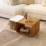 Load image into Gallery viewer, Modern Oak &amp; White Coffee Table