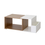 Load image into Gallery viewer, Modern Oak &amp; White Coffee Table
