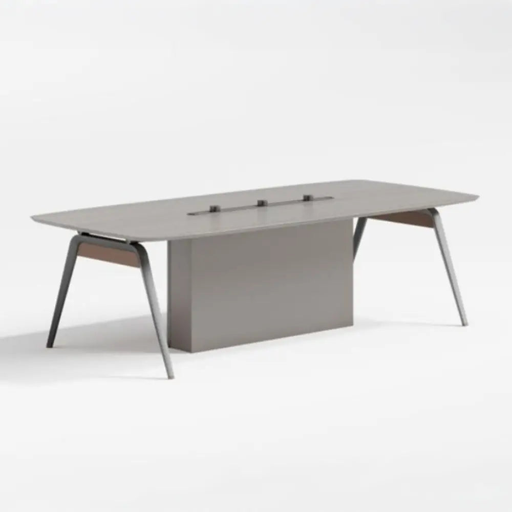 Modern Office Meeting Table For Home Settings, Dining And work - White Oak-GCC Home Center