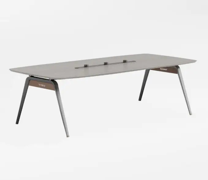 Modern Office Meeting Table For Home Settings, Dining And work - White Oak-GCC Home Center