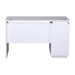 Load image into Gallery viewer, Modern Office Table With Drawers And Cupboard For Storage - Matt White-GCC Home Center