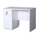 Load image into Gallery viewer, Modern Office Table With Drawers And Cupboard For Storage - Matt White-GCC Home Center
