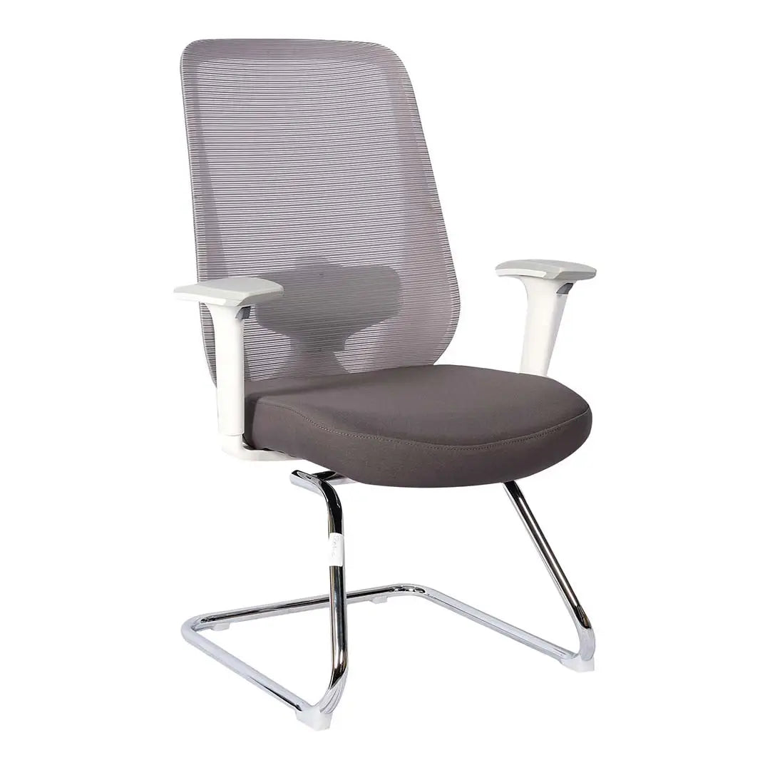 Modern Office Visitor Chair With Arm Rest And Metal Legs-GCC Home Center