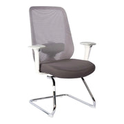 Modern Office Visitor Chair With Arm Rest And Metal Legs-GCC Home Center