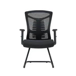 Load image into Gallery viewer, Modern Office Visitor Chair With Metal Leg And Arm Rest - Black-GCC Home Center