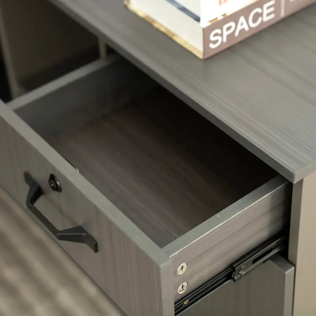 Modern Premium quality Office Table - Dark Oak