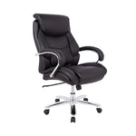 Load image into Gallery viewer, Modern PU Leather Ergonomic Executive High Back Chair - Black-GCC Home Center