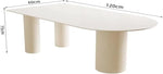 Load image into Gallery viewer, Kutis Modern Round Corner Kitchen Dining Table,Heavy Duty Slate Sturdy Indoor Table, Small Space Kitchen Furniture for Bar Living Room Office Leisure Coffee Table (120 x 60 x 75 CM).