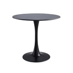 Load image into Gallery viewer, Modern Round Kitchen Dining Table - 23.6" MDF Top with Sturdy Metal Base, Ideal for Small Spaces-GCC Home Center