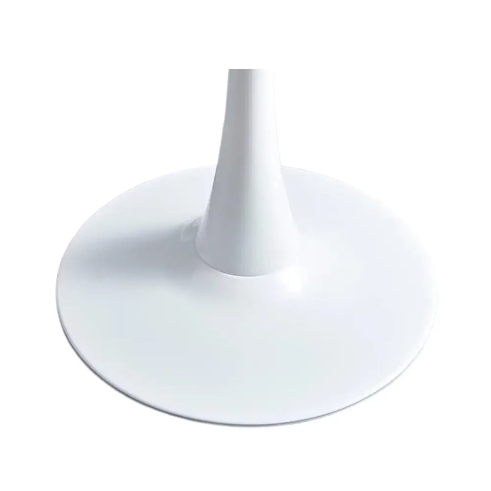 Modern Round Kitchen Dining Table with Sturdy Metal Base & MDF Top - Ideal for Small Spaces, Easy Assembly-GCC Home Center