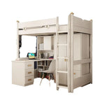 Load image into Gallery viewer, Modern Simplicity Adult Combination Bed Wardrobe Loft Bed Bunk Bed for Kids With Study Table