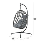 Load image into Gallery viewer, Modern Swing Chair For Outdoor And Indoor – Grey