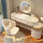 Load image into Gallery viewer, Modern Vanity Makeup Table with Lighted Mirror and Stool | Stylish Bedroom Décor-GCC Home Center
