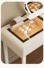 Load image into Gallery viewer, Modern Vanity Table Set with LED Mirror and Chair - Stylish Bedroom Dressing Table-GCC Home Center