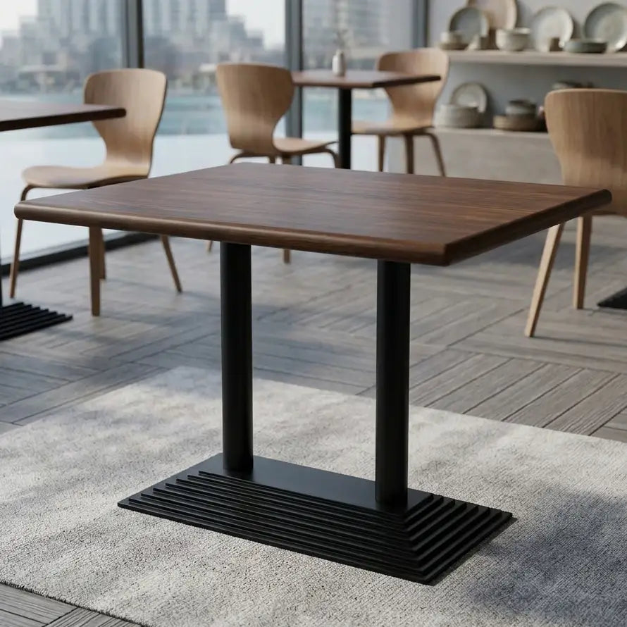 Modern Walnut Wood Dining Table for Elegant & Timeless Dining Spaces