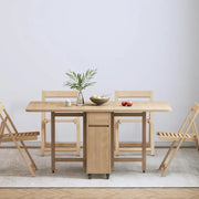 Modern Wooden Dining Table – Scratch-Resistant, Eco-Friendly Design-GCC Home Center
