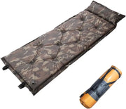 Moonmen Inflatable Camping Sleeping Pad, Self-Inflating Sleeping Mat with Pillow, No Pump Requied Compact Ultralight Waterproof Camping Air Mattress for Backpacking, Hiking, Tent (Camo)