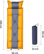 Load image into Gallery viewer, Moonmen Inflatable Camping Sleeping Pad, Self-Inflating Sleeping Mat with Pillow, No Pump Requied Compact Ultralight Waterproof Camping Air Mattress for Backpacking, Hiking, Tent (Camo)