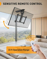 Load image into Gallery viewer, Motorized Ceiling Tv Mount For 32-70 Inch Tvs Up To 88 Lbs, Electric With Remote &amp; Adjustable Tilt, Flip Down Patio, Living Room Ect, Max Vesa 600X400Mm