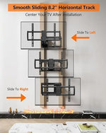 Load image into Gallery viewer, MOUNT Heavy Duty TV Wall Mount for 42-110" TVs up to 220lbs with 8.2" Sliding Moving for Screen Centering, Full Motion TV Mount Fit 24"-16" Studs with Swivel,Tilt&amp;Level, Max VESA 800x600mm