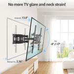 Load image into Gallery viewer, MOUNTUP TV Wall Mount, Full Motion TV Mount for Most 42-82 Inch Flat Curved TVs, Wall Mount TV Bracket with Articulating Arm