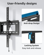 Load image into Gallery viewer, MOUNTUP TV Wall Mount, Tilting TV Mount Bracket for Most 37-82 Inch Flat Screen/Curved TV Low Profile Wall Mount Saving Space Max VESA 600x400mm Hold up to 99 lbs Fit 16" 18" 24" Stud MU0008