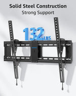 Load image into Gallery viewer, MOUNTUP TV Wall Mount, Tilting TV Mount Bracket for Most 37-82 Inch Flat Screen/Curved TV Low Profile Wall Mount Saving Space Max VESA 600x400mm Hold up to 99 lbs Fit 16" 18" 24" Stud MU0008