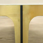 Load image into Gallery viewer, Moura Coffee Table – Faux Marble &amp; Bronze Brushed Stainless Steel