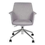 Load image into Gallery viewer, Moveable Visitor Area Chair, Fabric Office Chair With Metal Legs-GCC Home Center