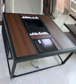 Load image into Gallery viewer, Multi-Functional Coffee Table with Built-in Induction Cooker