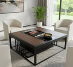 Load image into Gallery viewer, Multi-Functional Coffee Table with Built-in Induction Cooker